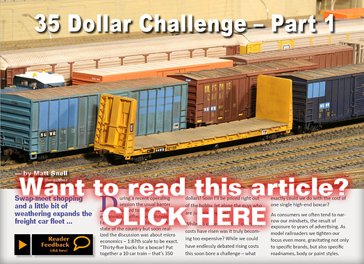 35 dollar challenge - MRH Oct 2011