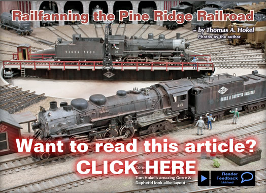 Railfanning the Pine Ridge Railroad - HO trains - MRH July 2012