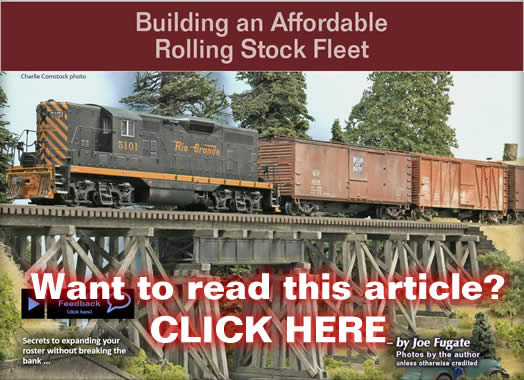 Building an affordable rolling stock fleet - Model trains - MRH Article November 2012