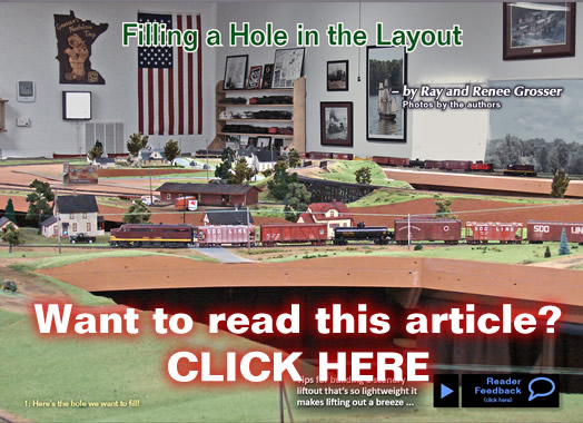 Filling a hole in the layout - Model trains - MRH article December 2012