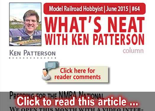 What's Neat: Joe Fugate interview, and more - Model trains - MRH column June 2015