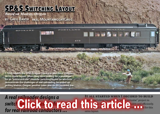 SP&S switching layout - Model trains - MRH article October 2015