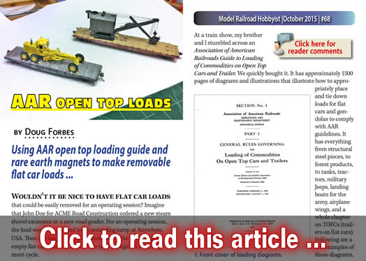 AAR open top loads - Model trains - MRH article October 2015