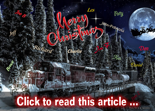 Yes it's a model - Model trains - MRH feature December 2015