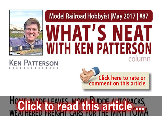 What?s Neat: Homemade leaves, ? - Model trains - MRH column May 2017