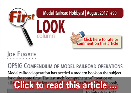 OPSIG Compendium of model railroad ops - Model trains - MRH article August 2017