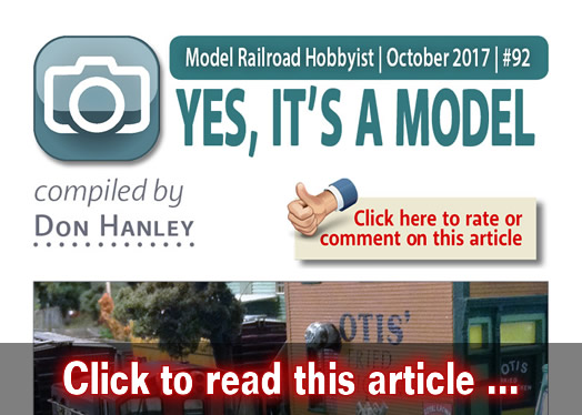 Yes, it's a model - Model trains - MRH feature October 2017