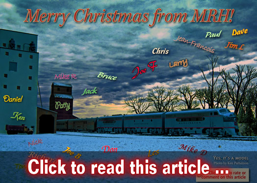 Yes, it's a model - Model trains - MRH feature December 2017