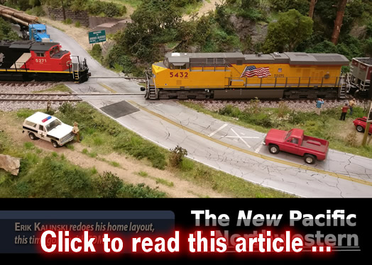 The NEW Pacific & Northwestern - Model trains - MRH article January 2018