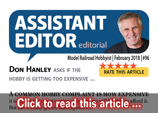 Is the hobby too expensive? - Model trains - MRH editorial February 2018