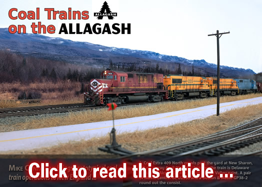 Coal trains on the Allagash - Model trains - MRH article March 2018