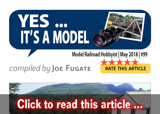 Yes, it's a model - Model trains - MRH feature May 2018