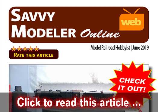 Savvy Modeler online: Steam loco paint stand - Model trains - MRH feature June 2019