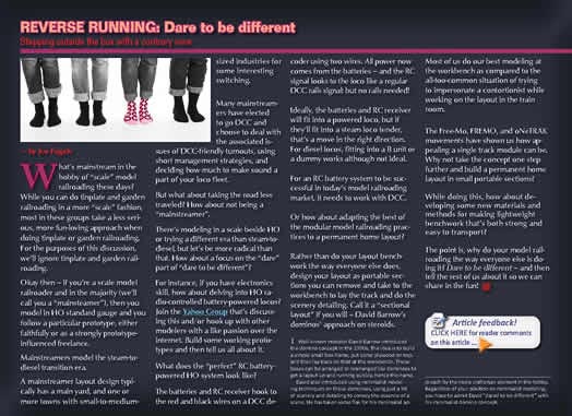 Reverse Running - MRH Issue 4 - October 2009