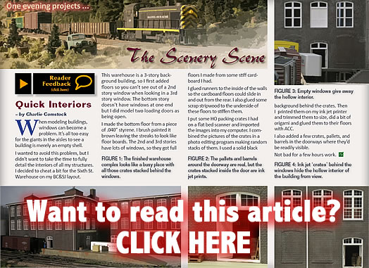 Scenery Scene - MRH Issue 5 - Jan/Feb 2010