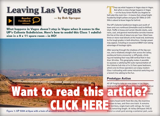 Leaving Las Vegas track plan - MRH Issue 6 - Mar/Apr 2010