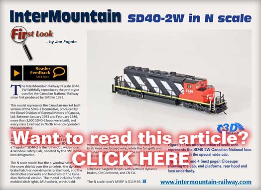 First Look: InterMountain N SD40-2W - MRH Jan 2011