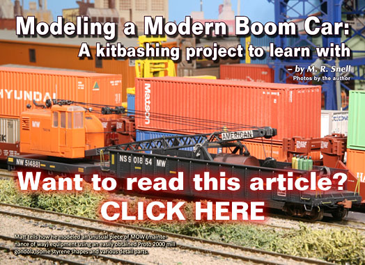 Modeling a Modern Boom Car - MRH Feb 2011